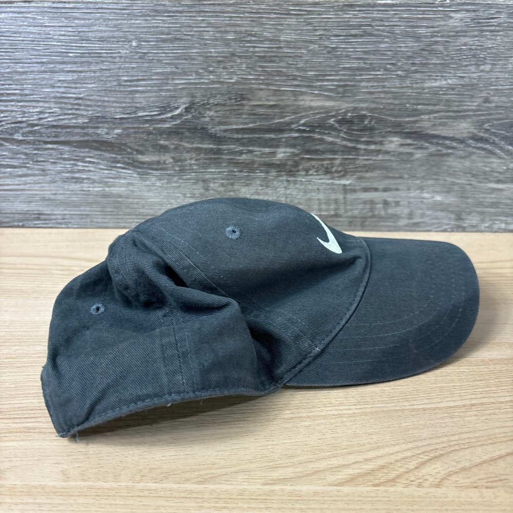 Nike Hat Cap Strap Back Kids Black Size 4-7 Adjustable Boys - Picture 5 of 8